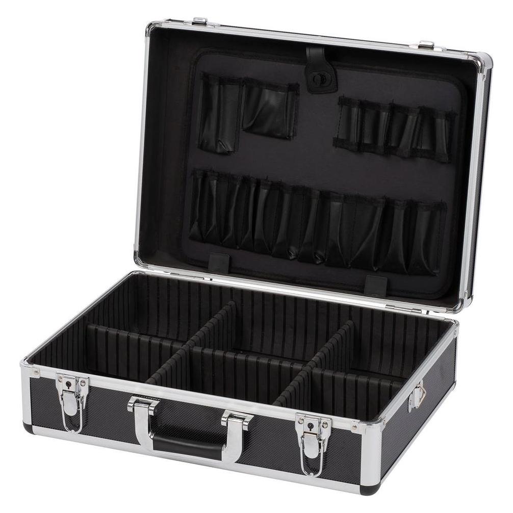 Kreator Alu-Koffer 460x155x330mm - schwarz (2 Teile) (KRT640102B)
