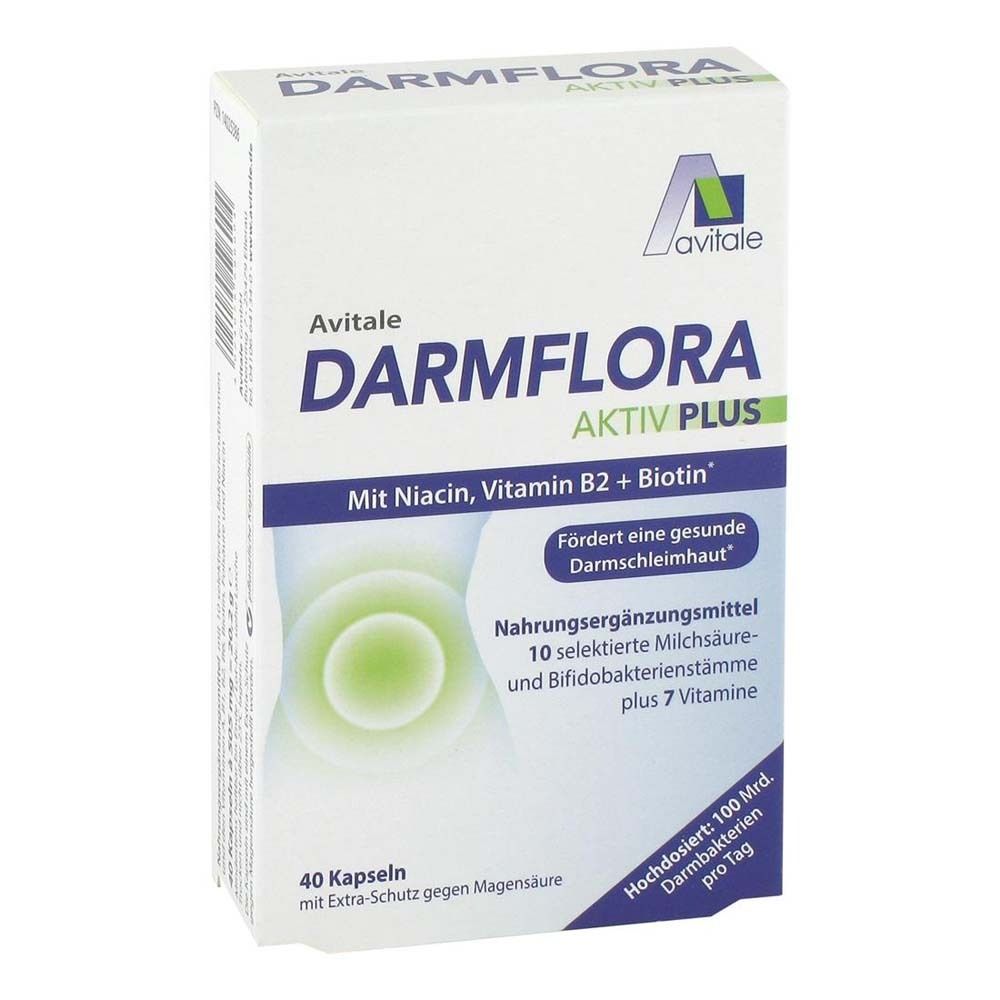 Darmflora Aktiv Plus 100 Mrd.Bakterien+7 Vitamine 40 St Kapseln