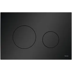 TECE, Betätigungsplatte, TECEloop WC-Betätigungsplatte für Zweimengentechnik (schwarz matt)