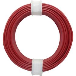 Donau Elektronik 105-0 Schaltdraht 1 x 0.20 mm² Rot 10 m