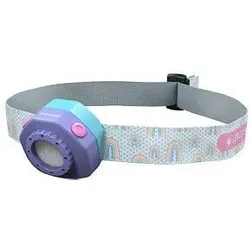 LEDLENSER Wiederaufladbare Kinder-Stirnlampe KIDLED4R - lila