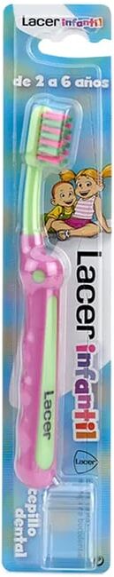 Lacer ESCOVA DENTAL INFANTIL 1 Un Rosa