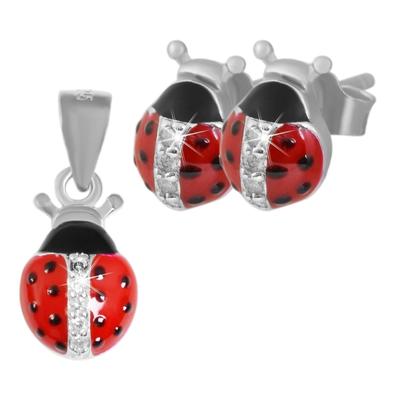Kettenanhänger ADELIA´S "Anhänger – Anhänger aus 925 Silber mit Zirkonia", rot, Schmuckanhänger, Mädchen, Silber 925 (Sterlingsilber), Kettenanhänger, Ideal zum Verschenken – schlicht und stilvoll
