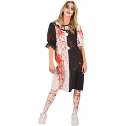 Thetru Horrorclown Kostüm für Damen (XL, XXL)