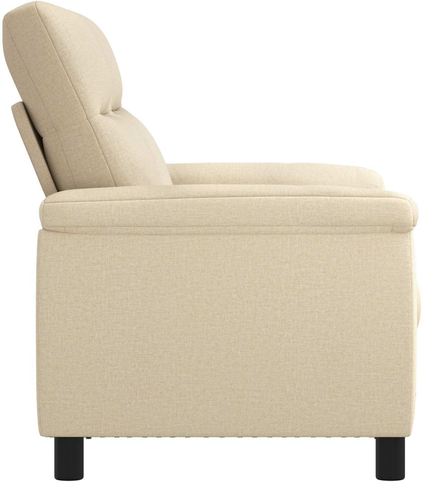 vidaXL Canapé Crème 178 x 90 x 95 cm Tissu