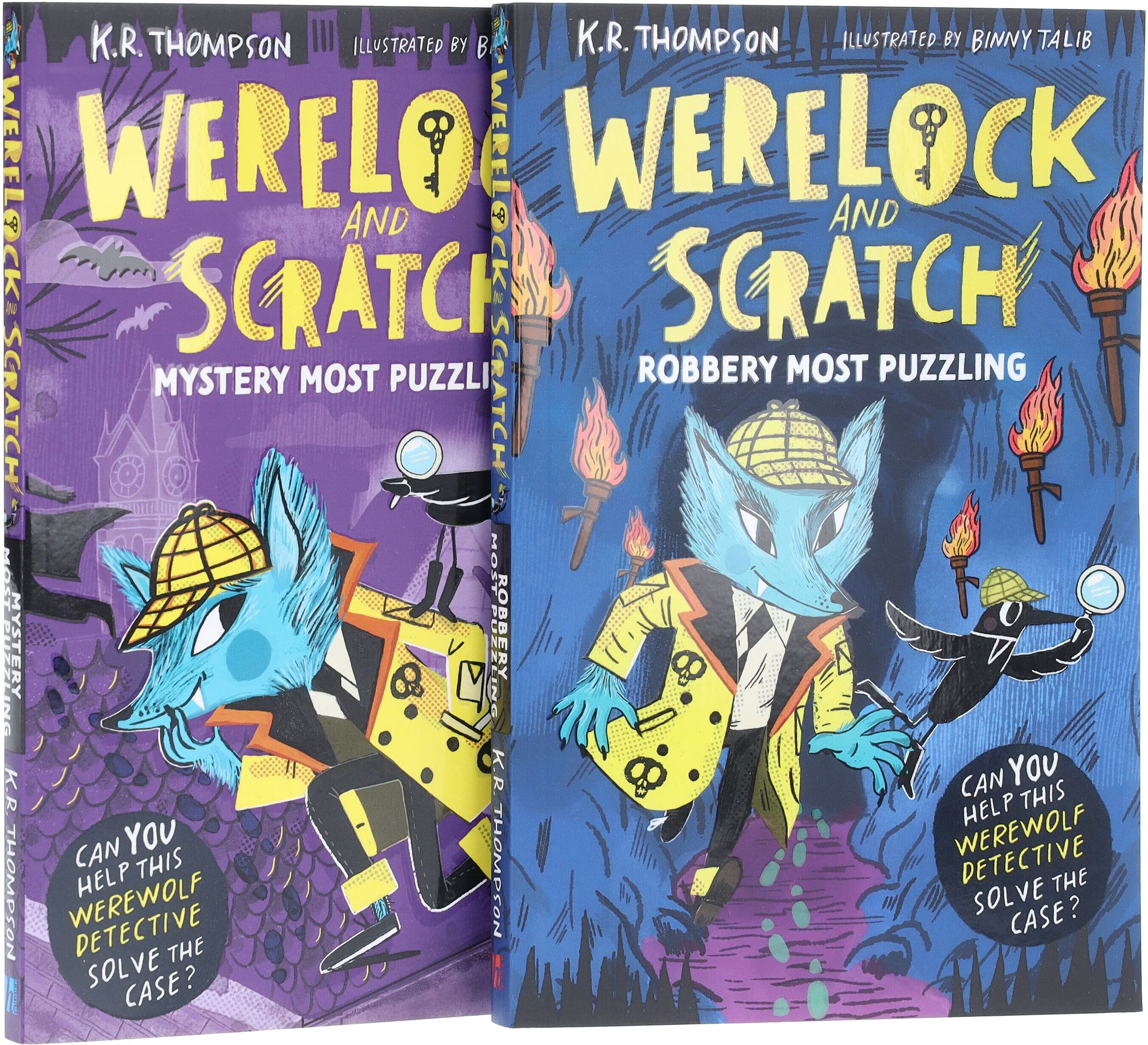 Werelock and Scratch Series by K.R. Thompson Illustrated 2 Books Collection Set - Ages 7+ - Paperback Hachette