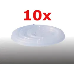 10 Deckel f. MP Mischbecher 1400ml