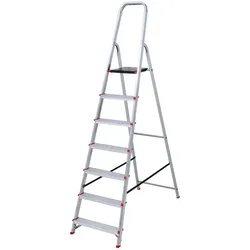 Aluminium-Klapptreppe, 1x7 Sprosen