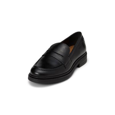 Loafer MARC O'POLO "aus weichem Schafleder", Damen, Gr. 36, Synthetik, schwarz, Obermaterial: 100% Leder, unifarben, Schuhe Loafer
