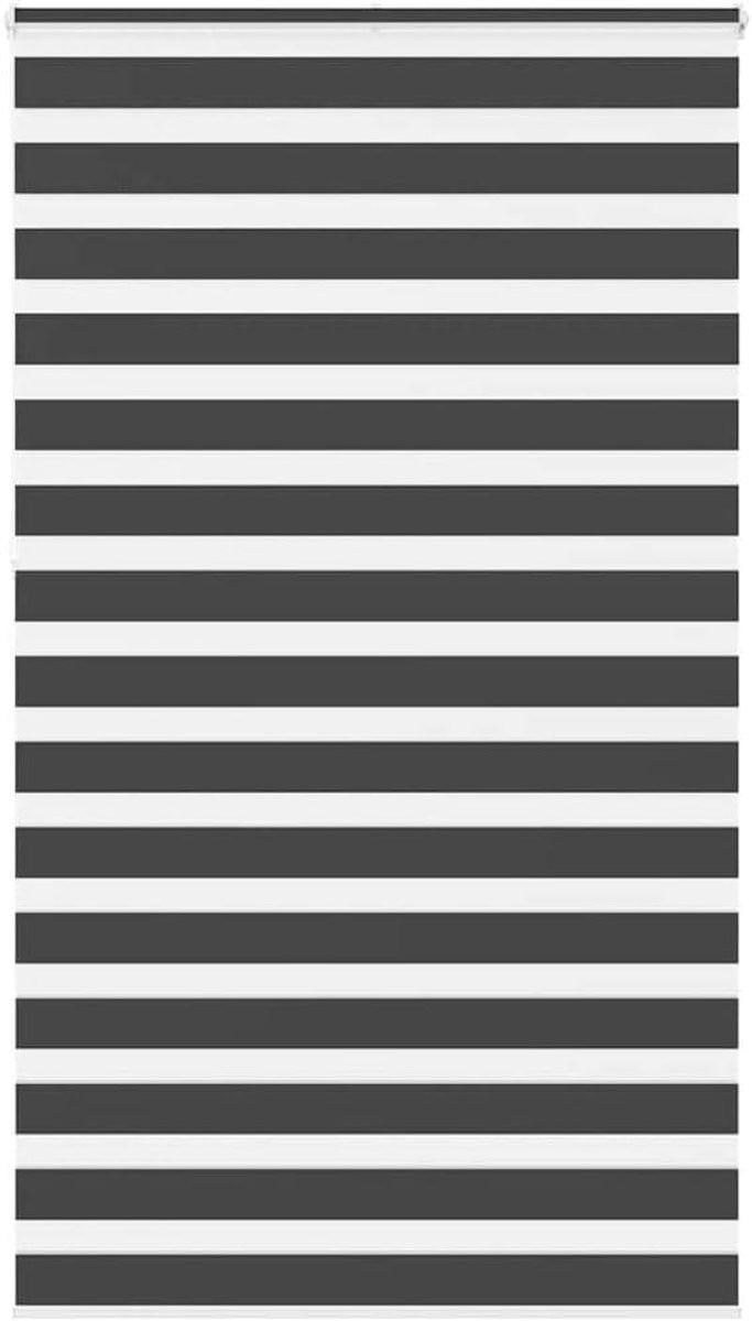 Zebra rolgordijn Day & Night - Zwart - 135 x 230 cm