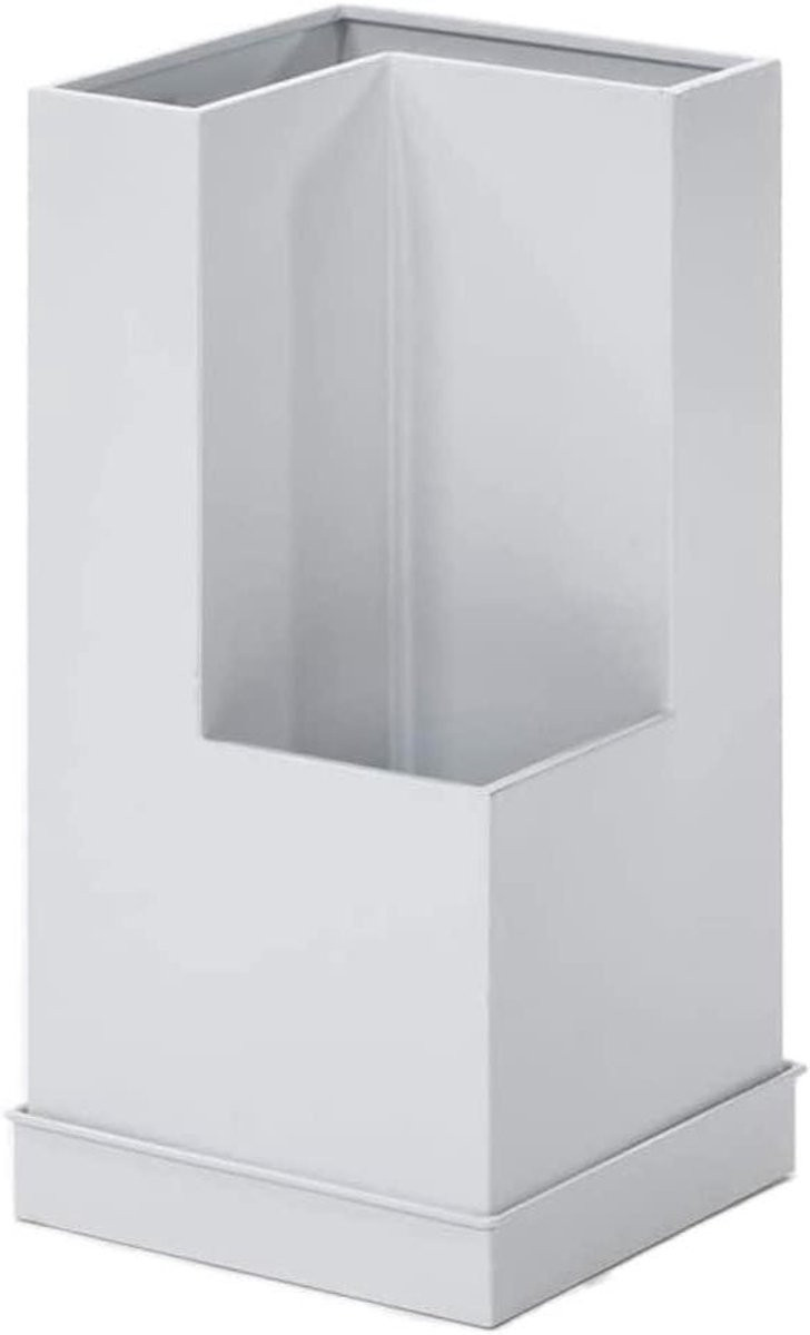 Witte Paraplustandaard met verwijderbare lekbak - 33 x 33 x 60 cm