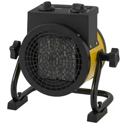 Heizlüfter Elektroheizung 2 Stufen Heizgeräte schwenkbar Heizstrahler regelbares Thermostat, Tragegriff, Überhitzungsschutz, LxBxH  24x13,5x25 cm