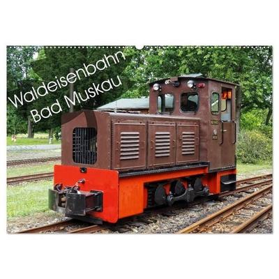 Waldeisenbahn Bad Muskau (Wandkalender 2027 DIN A2 quer), CALVENDO Monatskalender