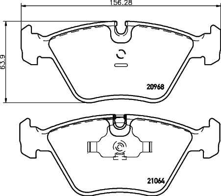 Don Bremsbelagsatz, Scheibenbremse Pcp1395 Für Bmw