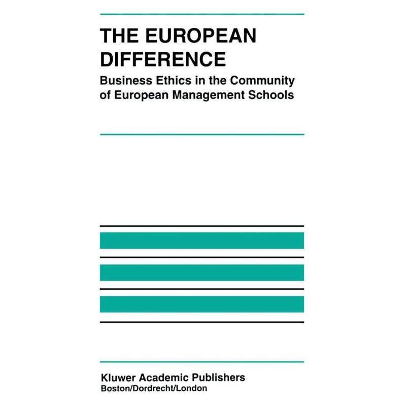 Springer The European Difference (Englisch, Softcover, László Zsolnai) (55514196)