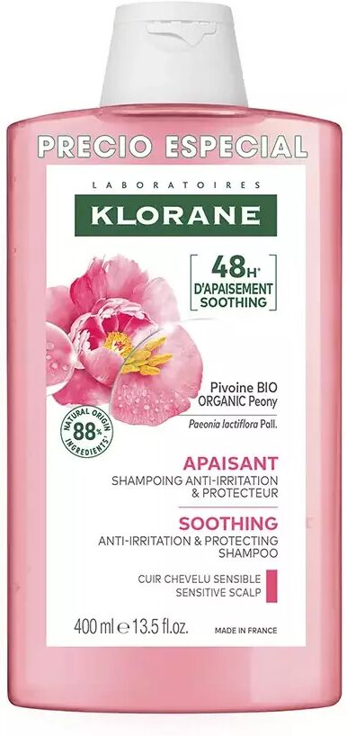 Klorane Peony Bio Calming Shampoo 400 ml