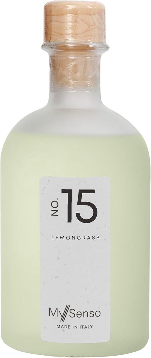 Navulling Diffuser Premium Geurstokjes - Citroengras - 240ml