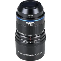 Laowa Festbrennweite Aksen – Sony E-Mount (E-Mount, Vollformat), Objektiv, Schwarz