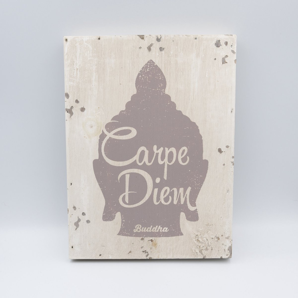 Miko Houten decoratie Carpe diem voor op tafel