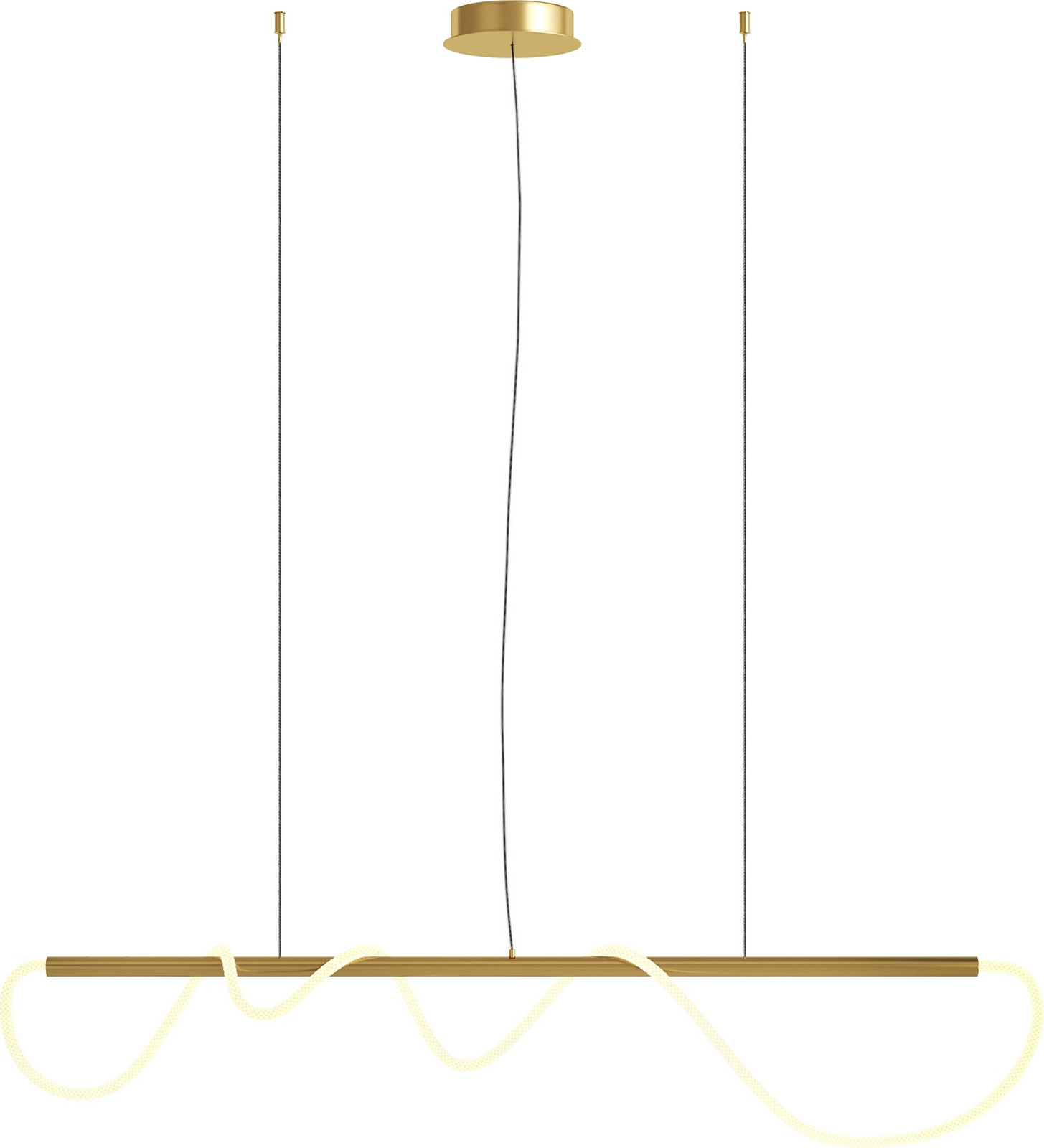 Maytoni Tau Gouden Hanglamp MOD166PL-L30G3K met LED