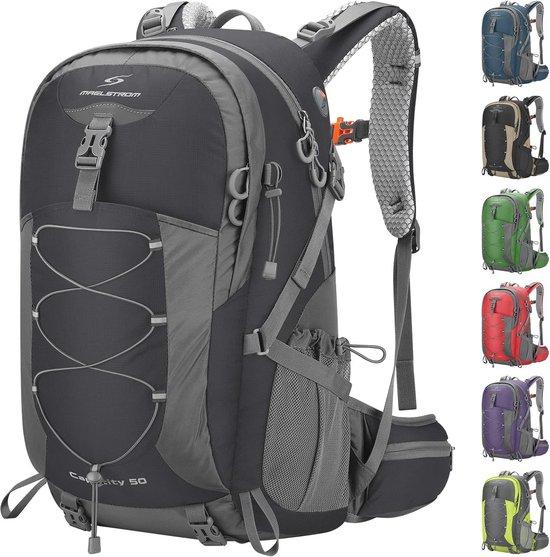 Uni-Rucksack für Erwachsene - Leichter Rucksack mit atmungsaktivem Rücken und Regenhaube