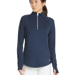 Puma Golf Damen Gamer 1/4 Zip Pullover navy