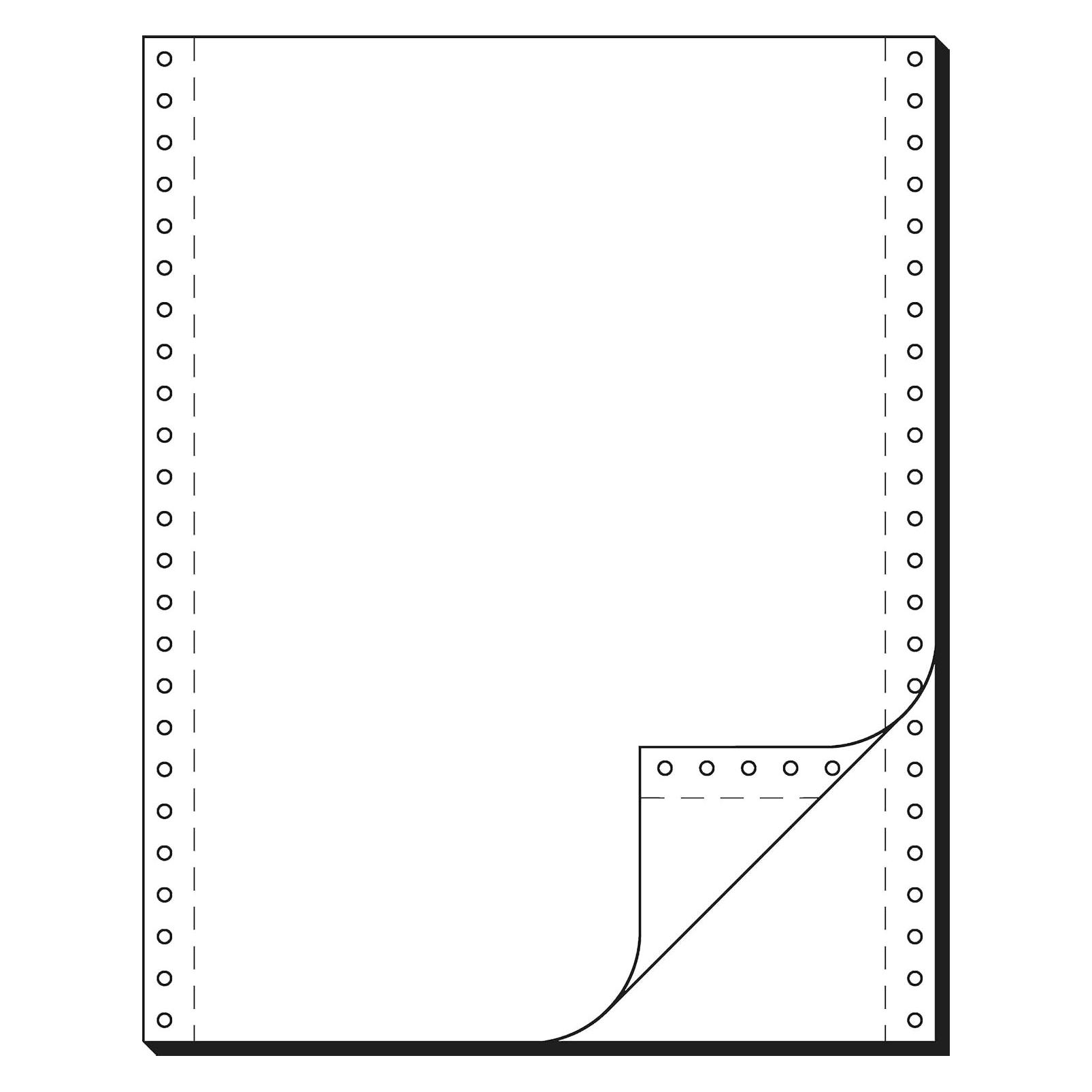 Magni Computerpapier 240x12" 2fach blanko 1000 Blatt (A4, 1000 Blätter) (91200)
