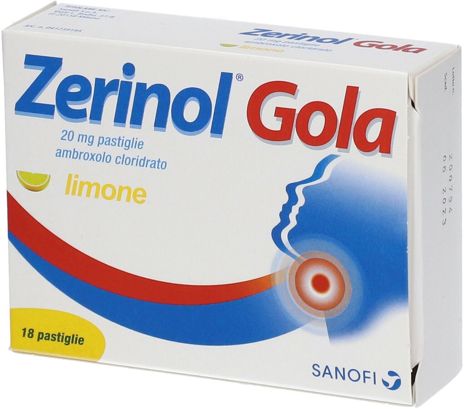 ZENTIVA ITALIA Srl Zerinol Gola, 20 mg Ambroxolo Cloridrato, 18 Pastiglie