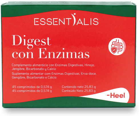 Heel Essentialis Digest Con Enzimas 45 Comprimidos