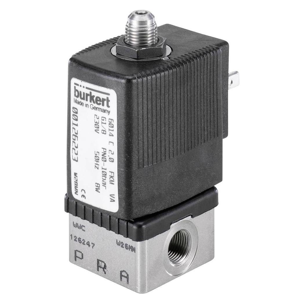 Bürkert 3/2-Wege-Magnetventil, direktwirkend (126224)