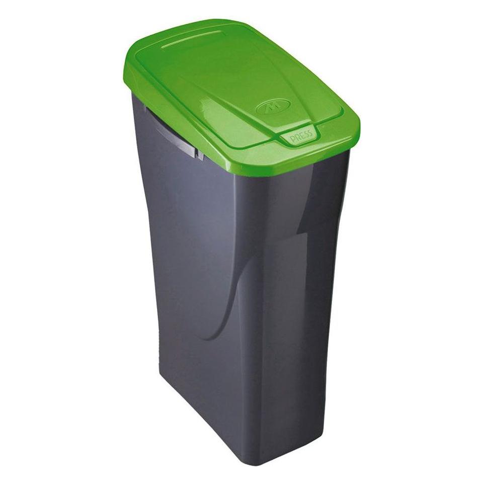 Mondex Papierkorb grün Schwarz/Grün Polypropylen Kunststoff 15 L (15 l) (45276733)