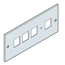 ABB IS2-EH3472K IS2 AM2 Modulplatte für 4, Instrumente 72x72 B=200mm, T=800mm