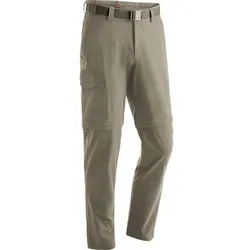 MAIER SPORTS Herren Hose Torid slim zip He-Zip Off Hose el., Größe 48 in Braun Braun
