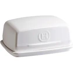 Emile Henry Butterdose, weiß, Keramik