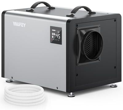 Yaufey 125 Pint Commercial Dehumidifier up to 6500 Sq. Ft. for Basement, Auto Defrost
