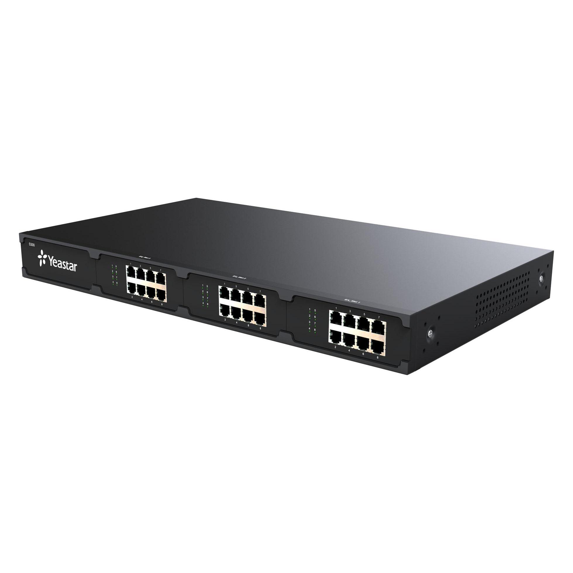 Yeastar S300 - UDP - TCP - TLS - SRTP - SIP (RFC3261) - IAX2 - 10,100,1000 Mbit/s - IEEE (S300)