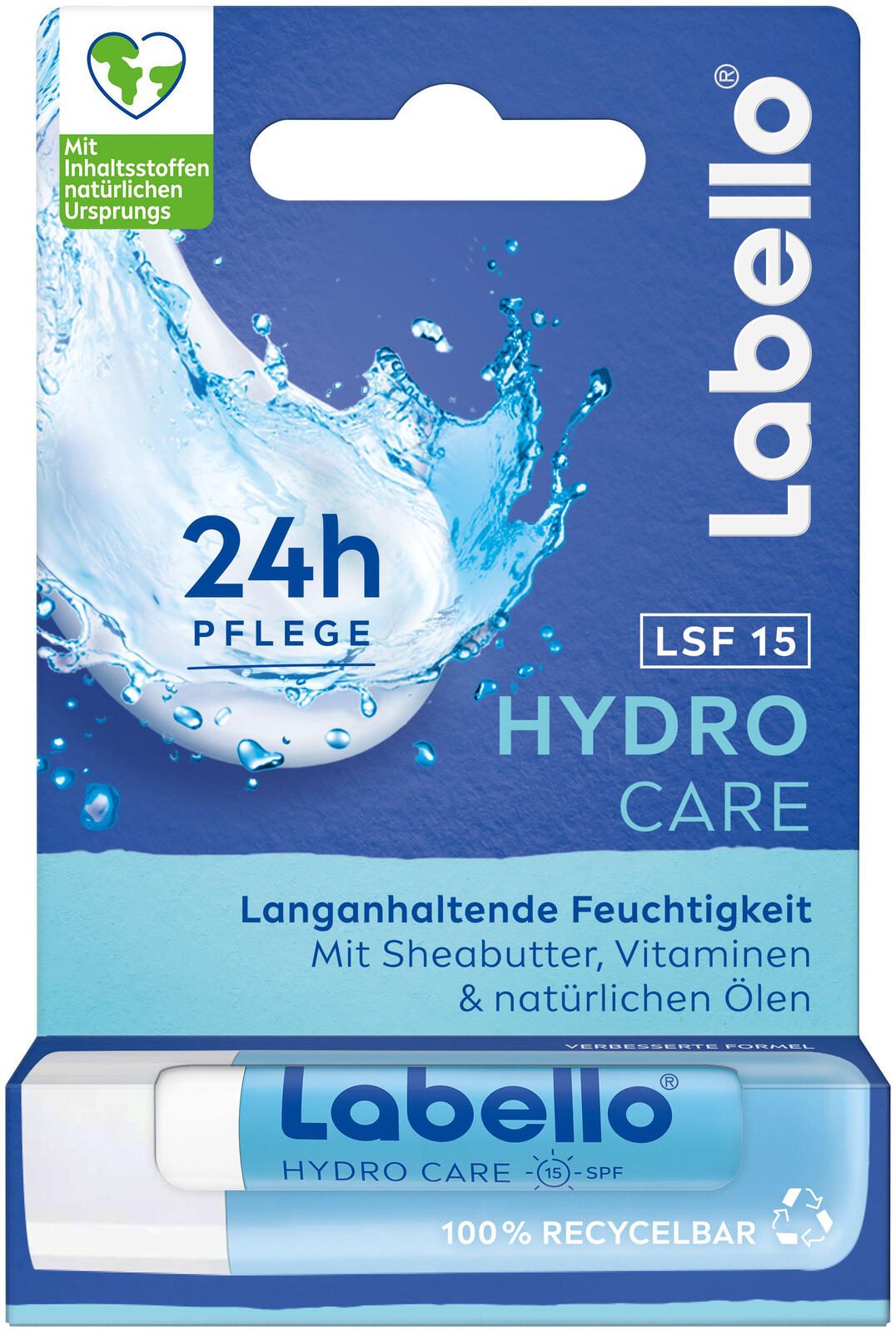 Labello HYDRO CARE LSF 15 Lippenpflege 4,8 g 85090