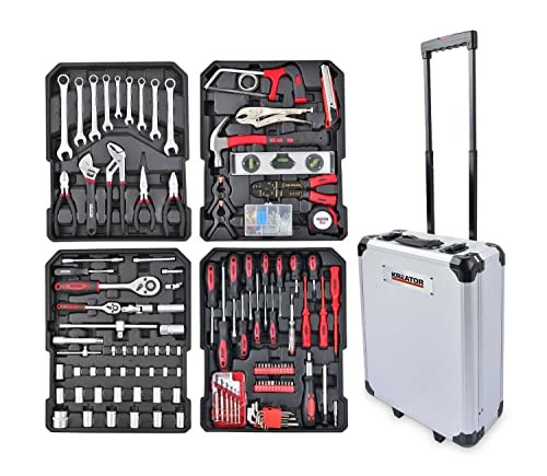 Kreator KRT951011 Gereedschapskoffer Trolley - 253-delig