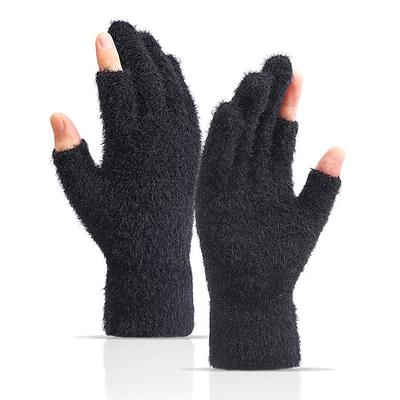 Damen 1 Paar Winterhandschuhe / Gestrickte Handschuhe / Fingerlose Handschuhe Streetwear / Outdoor Handschuhe - Einfach