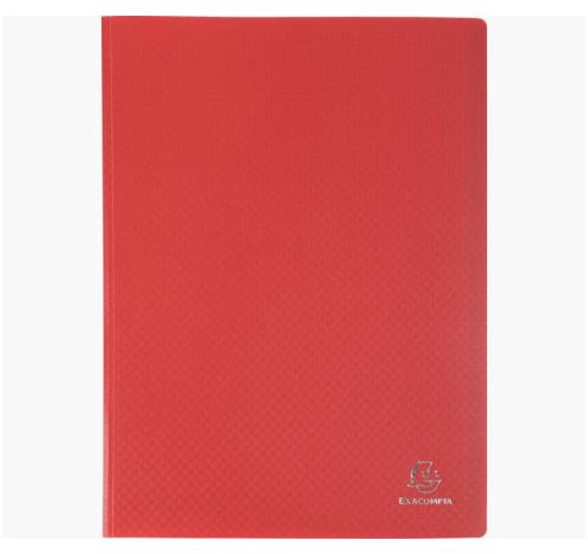 Exacompta OPAK Showalbum met 50 zachte PP-tassen en 100 zichten, A4, Rood, 8555E
