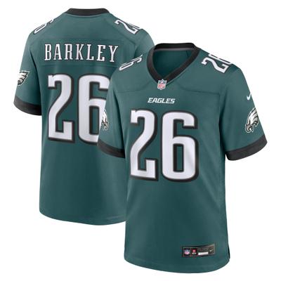 Footballtrikot NIKE "Nike Trikot Philadelphia Eagles NFL Home Jersey Barkley 26", Herren, Gr. S, grün (mehrfarbig), 100% Polyester, Trikots