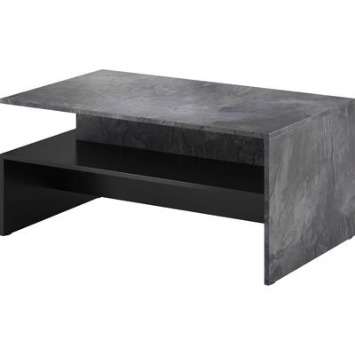 Couchtisch OTTO HOME "Baros", schwarz (schiefer, schwarz, schiefer), B:100cm H:45cm T:60cm, Tische, Couchtisch, 100 x 60 cm