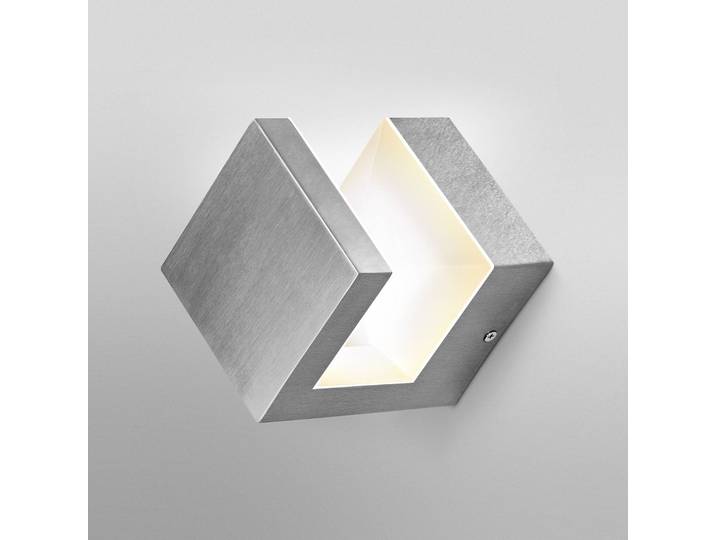 OSRAM Aussenwandleuchte ENDURA STYLE PYRAMID, alu / grau / zink, Edelstahl, Modern