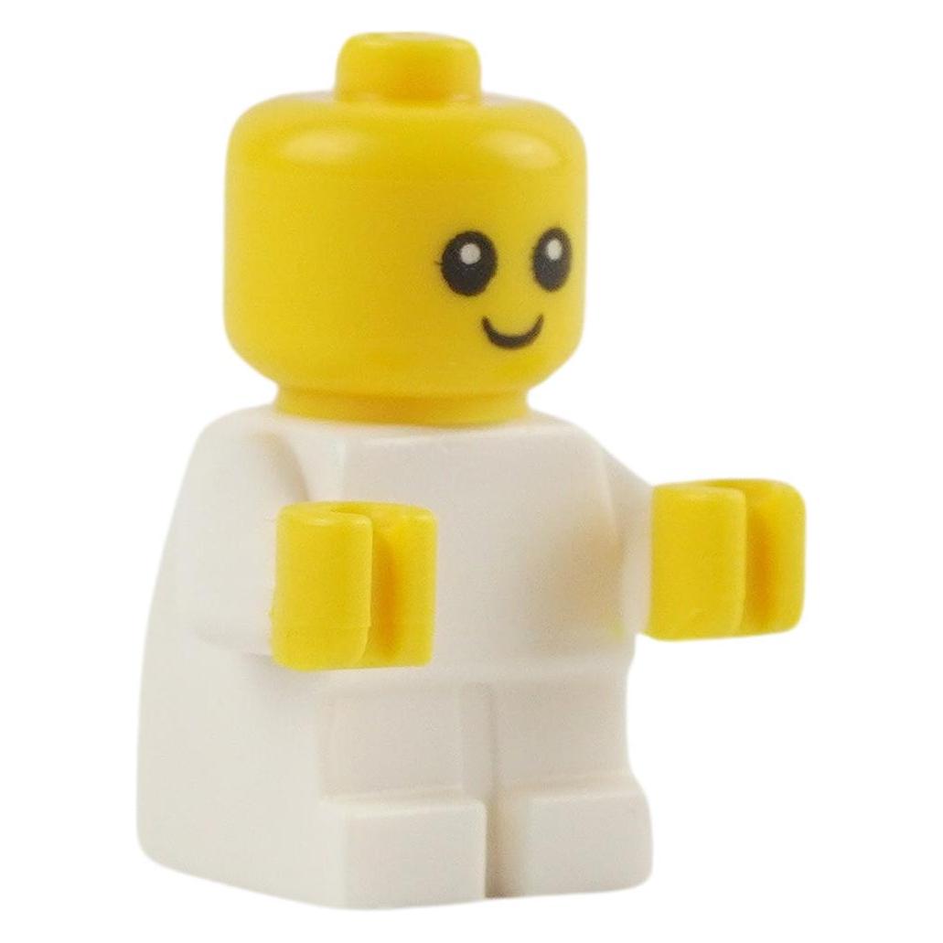 LEGO Baby Minifigur Weisser Koerper mit Gelben Haenden NEU! Menge 1x (47286708)