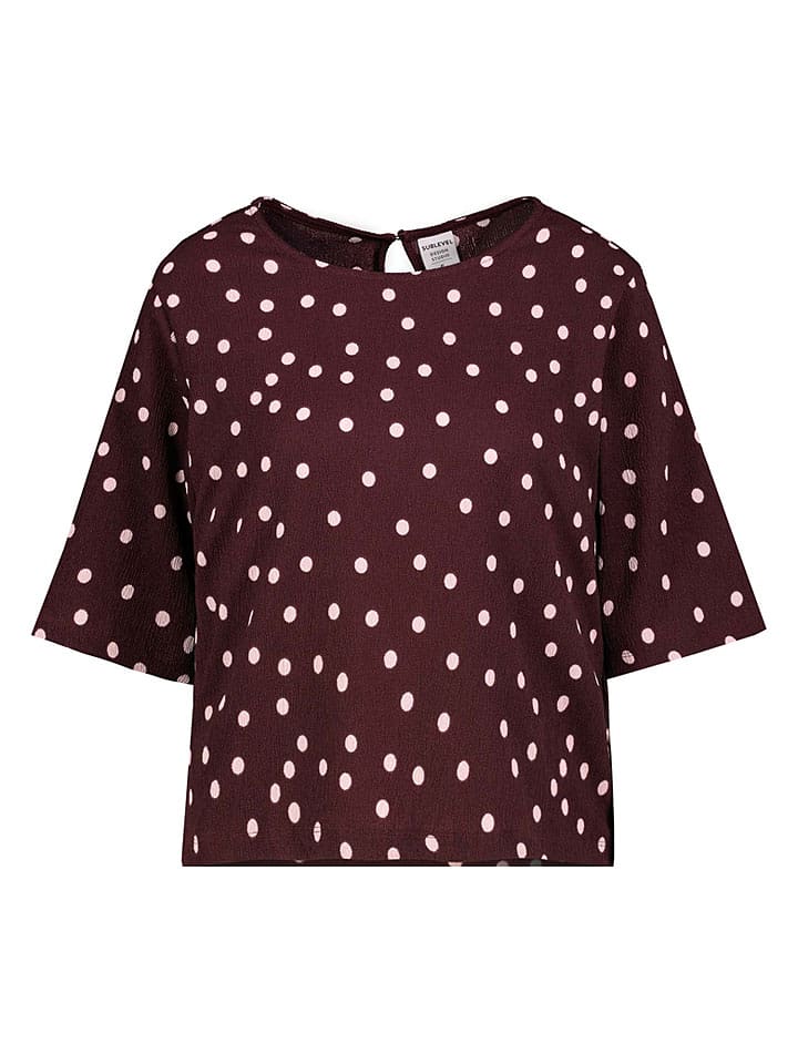 Sublevel Bluse in Bordeaux - XS
