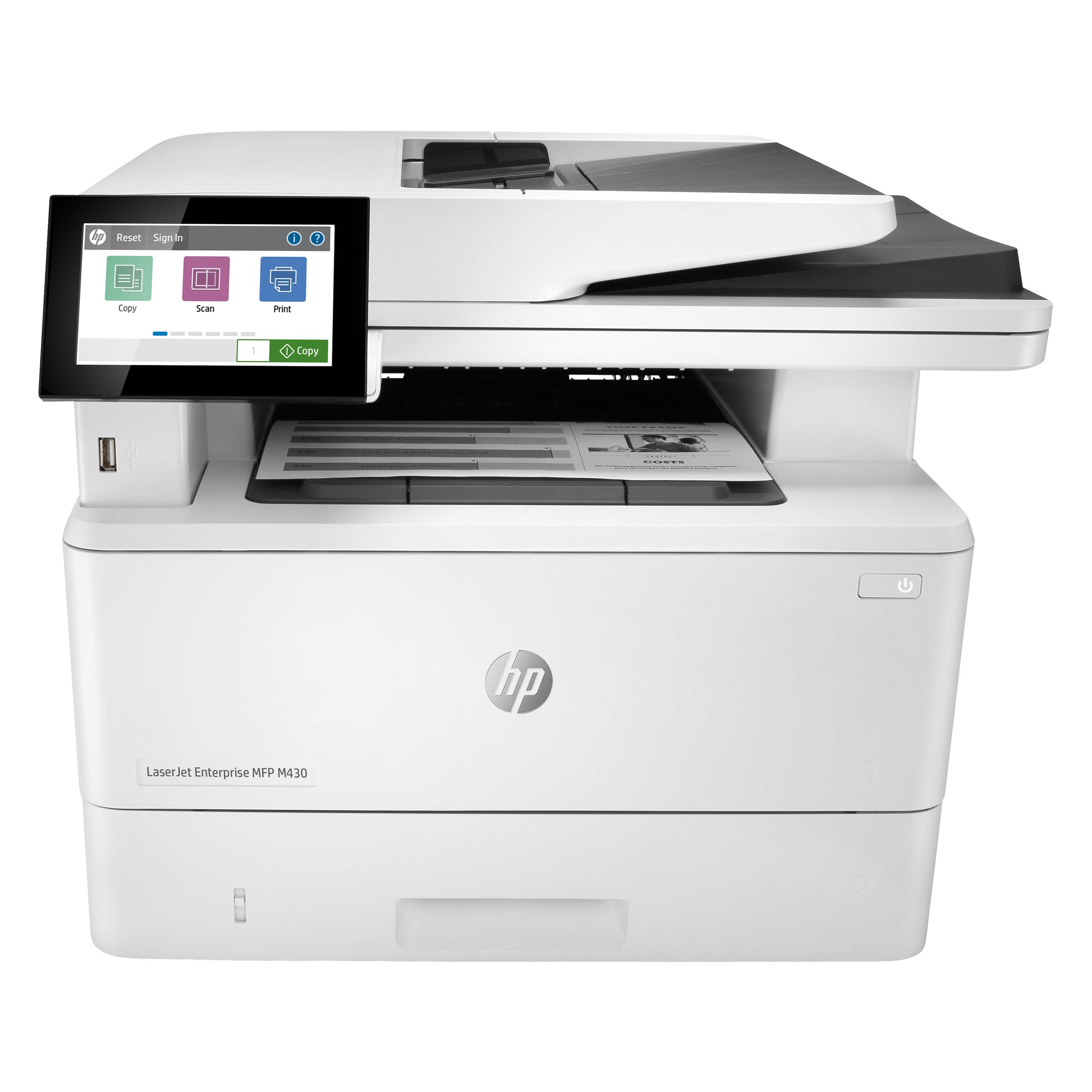 HP LaserJet Enterprise M430f MFP (Laser, Schwarz-Weiss) (3PZ55A#B19)