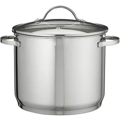 KHG Spargel- und Pastatopf  Gina ¦ silber ¦ Edelstahl,Aluminium ¦ Maße (cm): H: 20  Ø: 24.0
