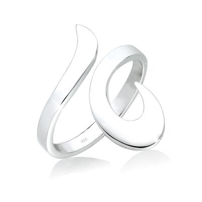 Silberring ELLI "Ring Wickelring Verstellbar Ornament 925 Silber", silber, Fingerringe, Damen, Silber 925 (Sterlingsilber), Silberring
