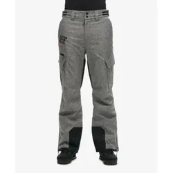 Superdry für Herren. MS110184A Ski Peak Rettungshosen grau (S), Sportlich, Polyester, Schnee, Draußen