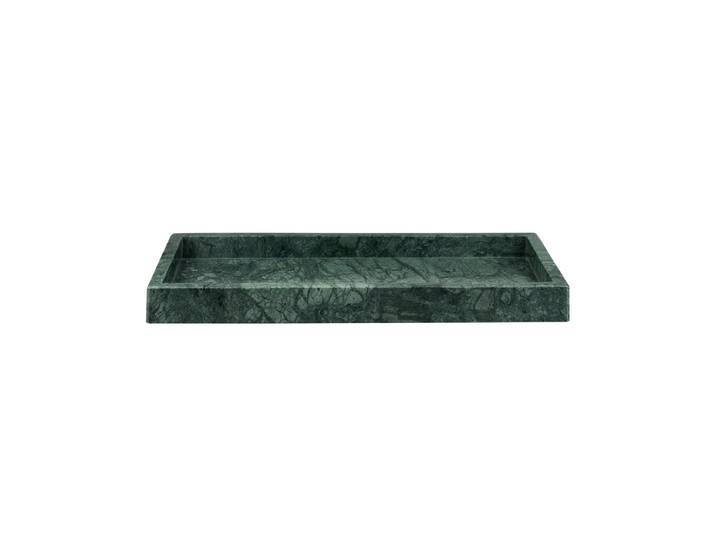 Mette Ditmer - Marble Tablett, 16 x 31 cm, dark forest